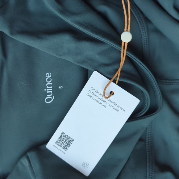 NWT Quince Ultra-Form High-Rise Crossover Legging Forest Green Small - Picture 6 of 6